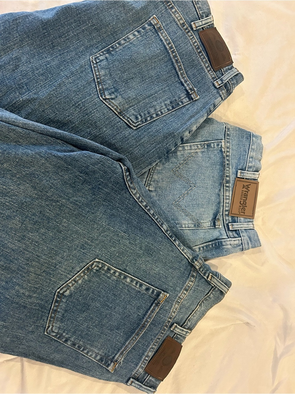 3 pairs of Wrangler Blue Denim Jeans - Classic Fit 100% cotton